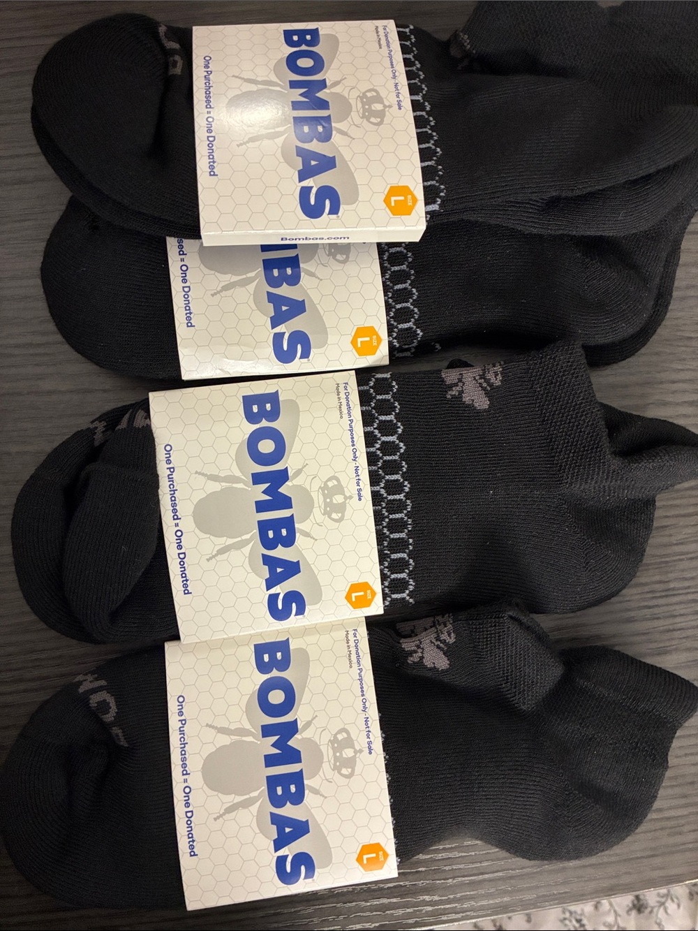 Bombas Black Low-Cut Athletic Socks - Pack of 4